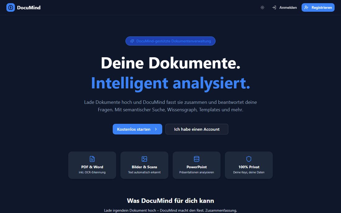Documind – Screenshot