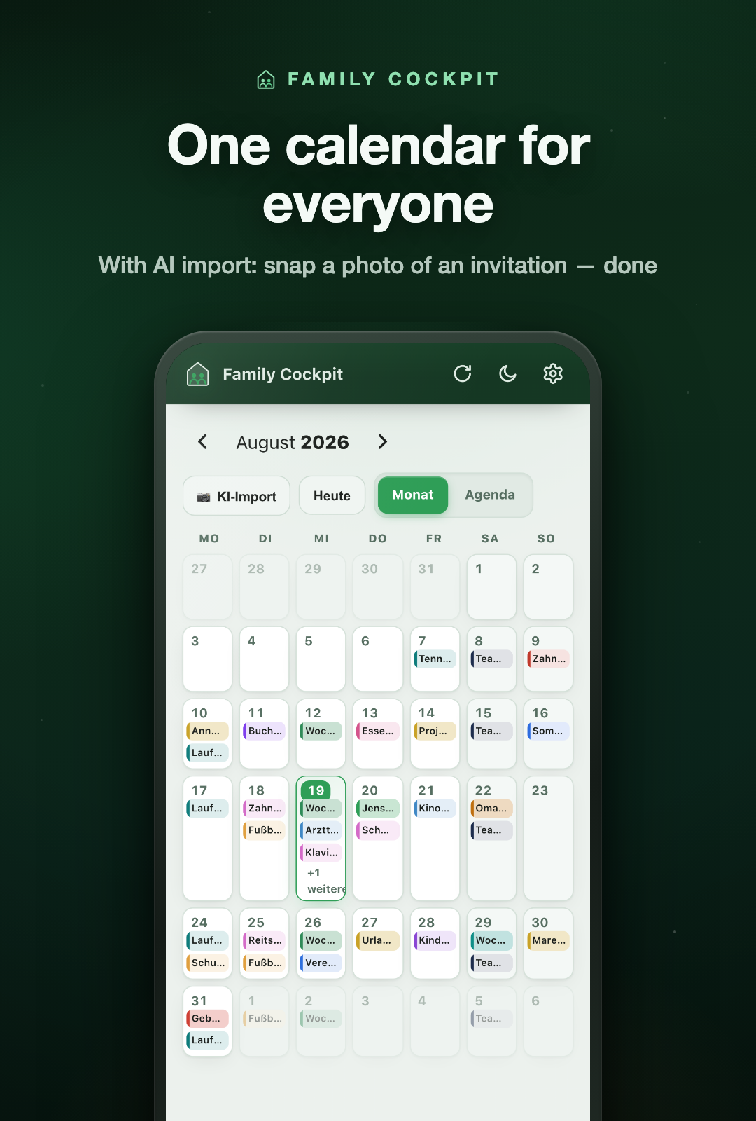 Family Cockpit – family calendar