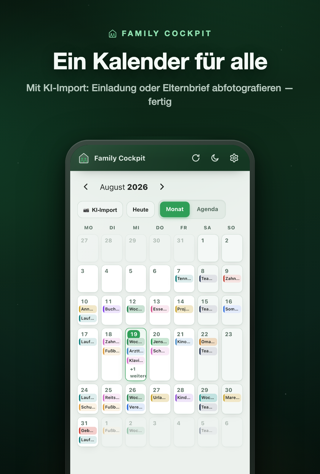 Family Cockpit – Familienkalender