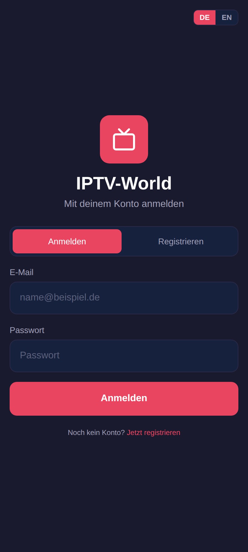 IPTV-World – Screenshot