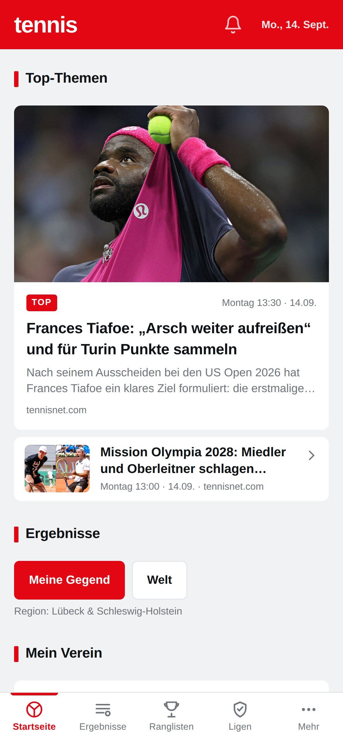 Tennis screenshot