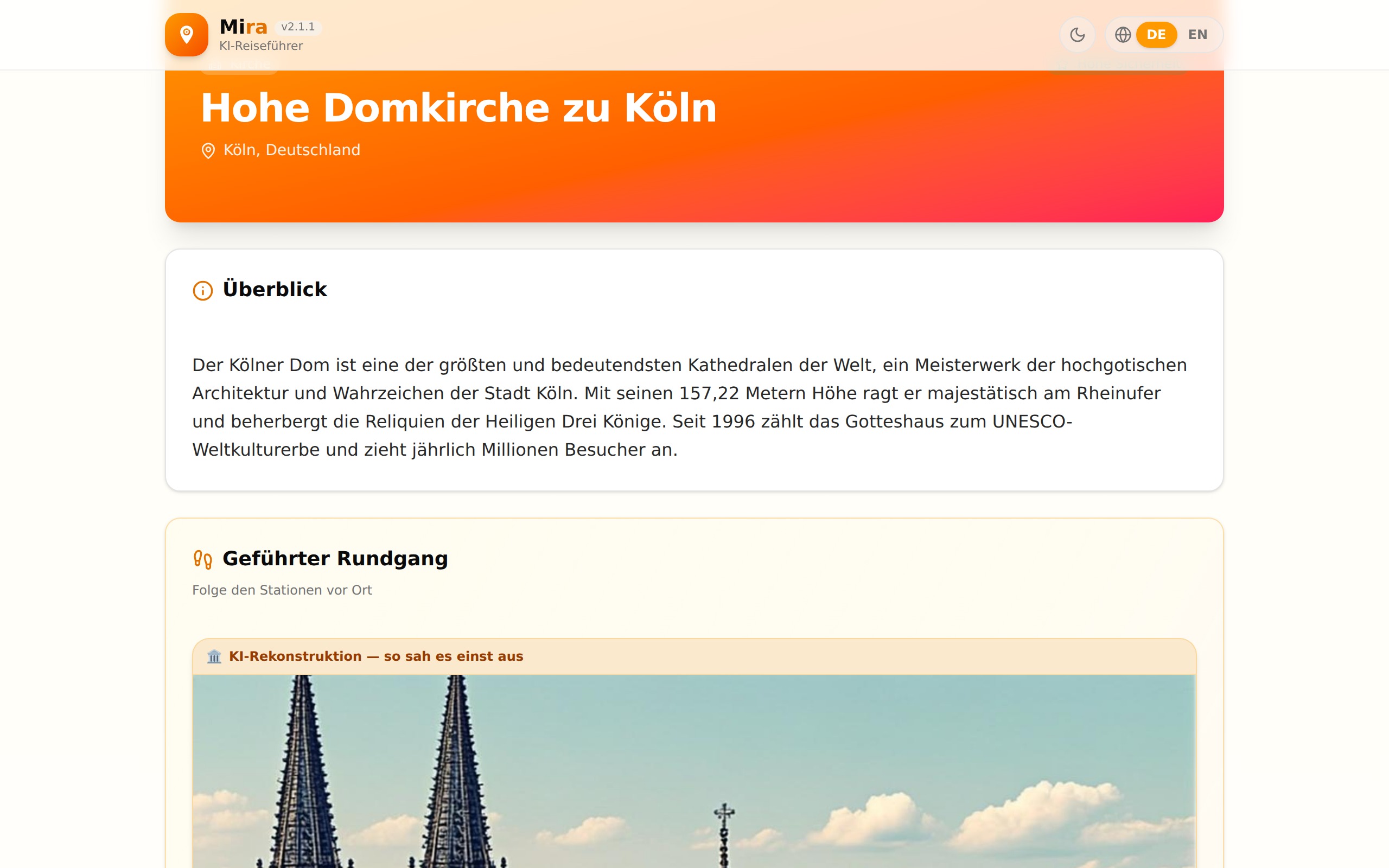 Mira – Screenshot